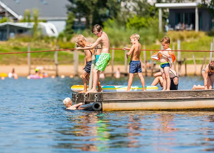 In Leukermeer By The Waterside Chalet *