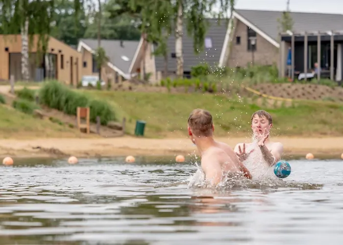 In Leukermeer By The Waterside Chalet
